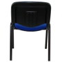 PIQUERAS Y CRESPO Silla Alcaraz Confidente Apilable Asiento Tapizado ARAN Azul